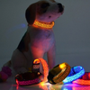 Flashing LED Collar Leopard Print Design Puppy Necklace